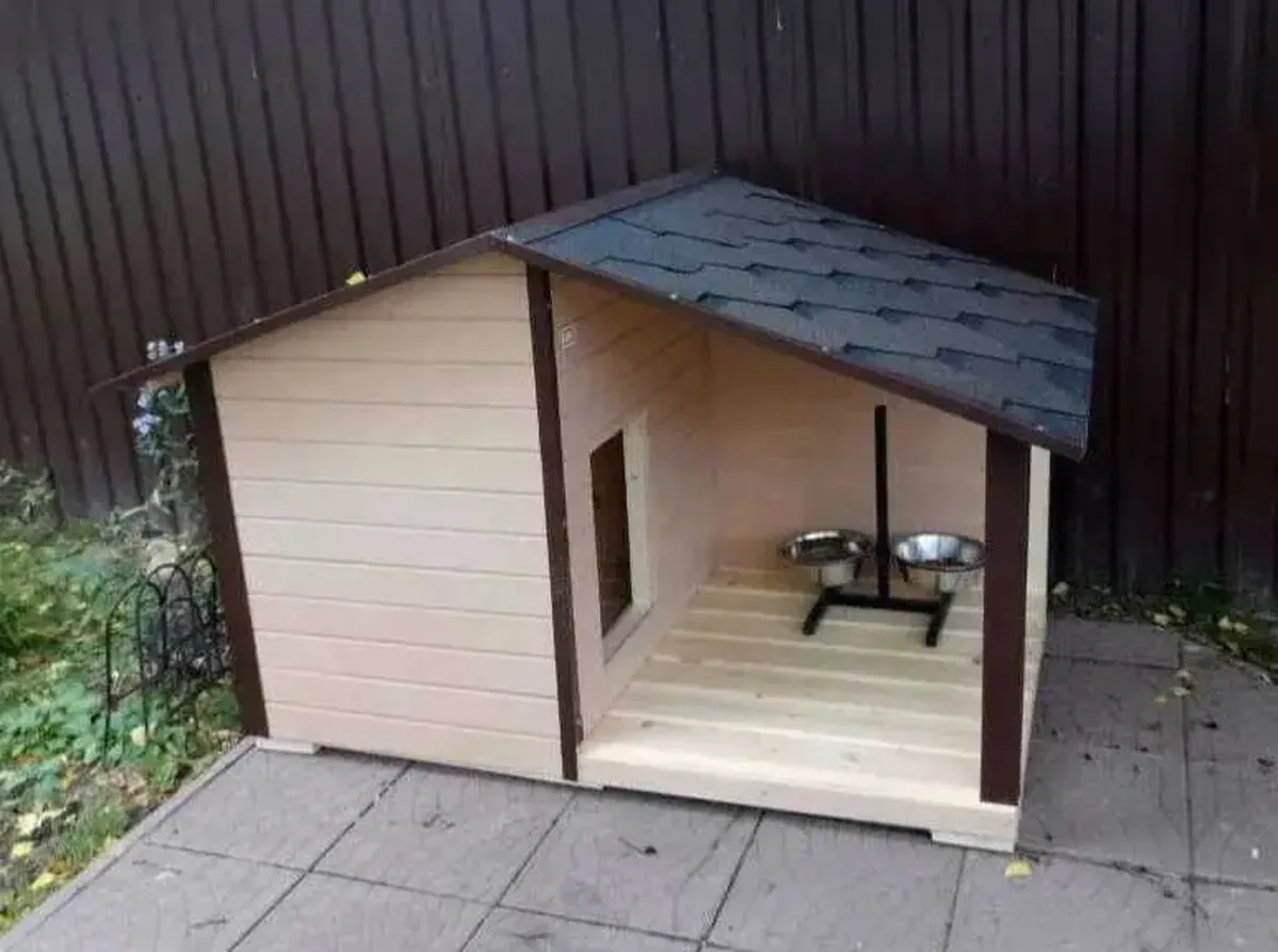 дома для собак на улице фото